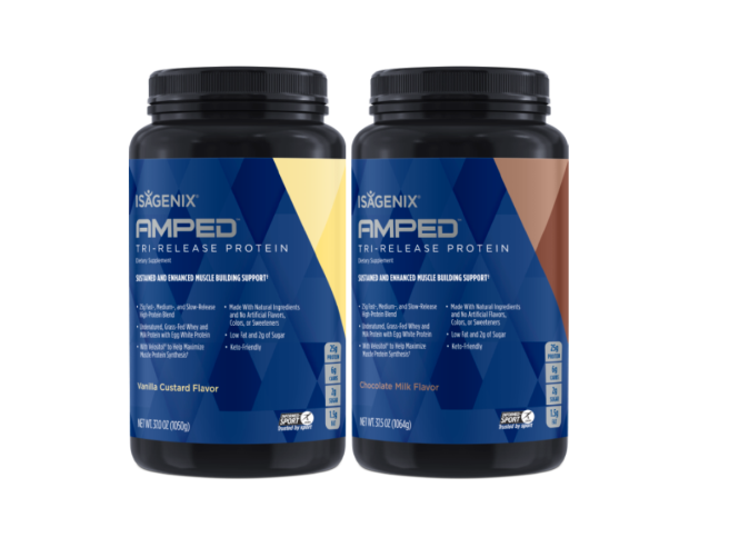 amped tri release protein